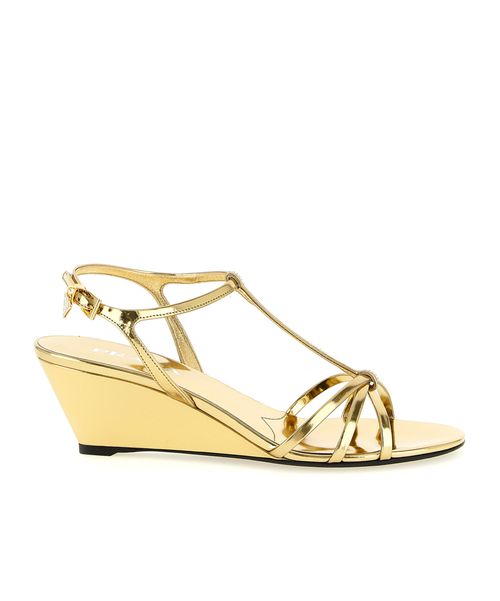 Open-toe wedge sandals