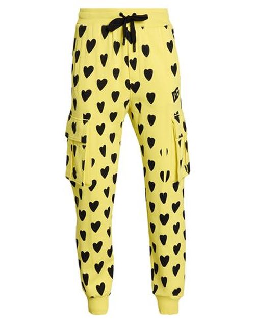 Man Pants Yellow Size 28 Cotton