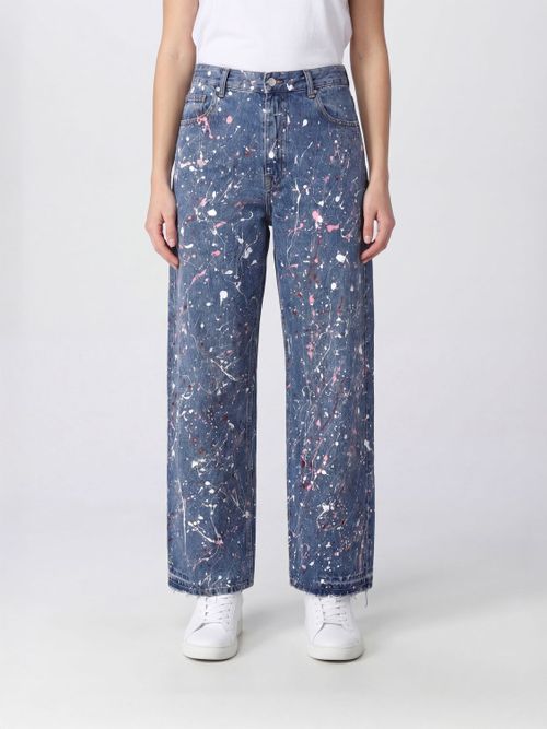 E. L.V. DENIM Jeans Woman color Blue