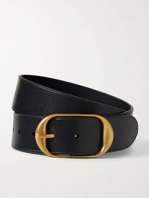 Nili Leather Belt - Black