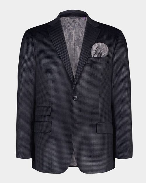Men's Colden Velvet Houndstooth Blazer