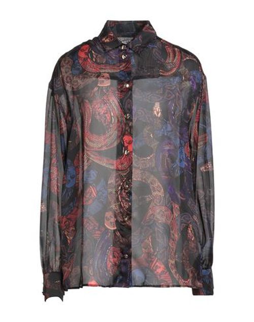 Woman Shirt Midnight blue Size 4 Polyester