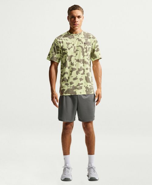 Men's Hyverse Dri-fit Uv Short-Sleeve Training Crewneck T-Shirt - Liquid lime/Light army/Black