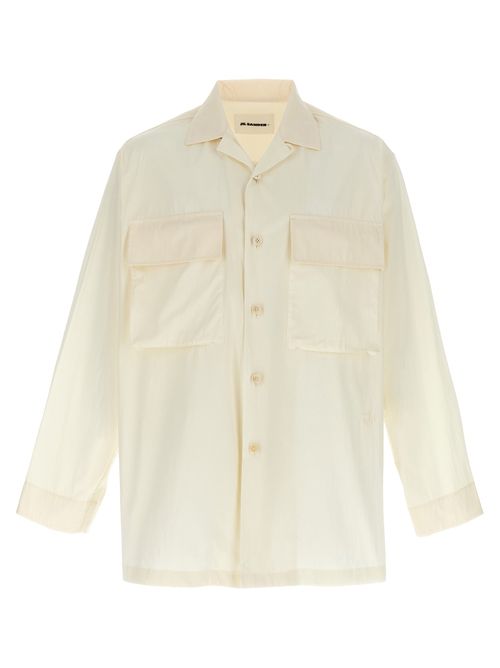 Cotton Poplin Shirt — White