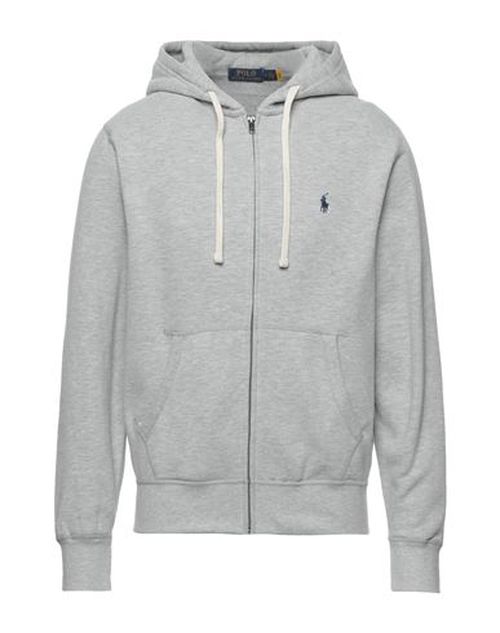The Rl Fleece Hoodie Man Sweatshirt Light grey