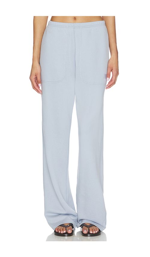 LUNYA Silksweats Lightweight Reversible Straight Leg Pant in Slate. L. Also in M, S