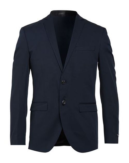 Man Blazer Midnight blue Size 40 Polyester, Viscose, Elastane