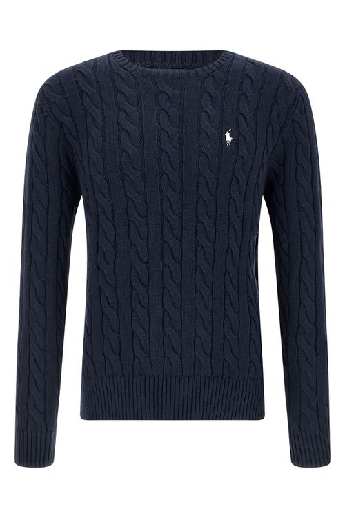 Cotton Braided Sweater