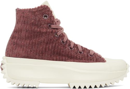 Burgundy Run Star Hike Sneakers