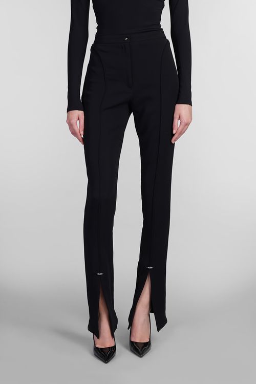 Pants In Black Viscose