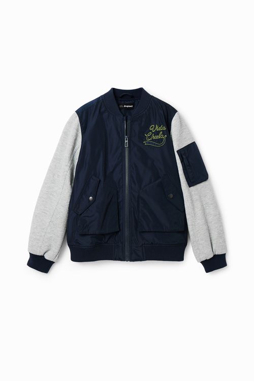 College bomber jacket