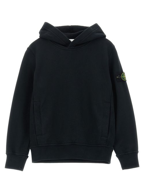 Boys Black Logo Hoodie