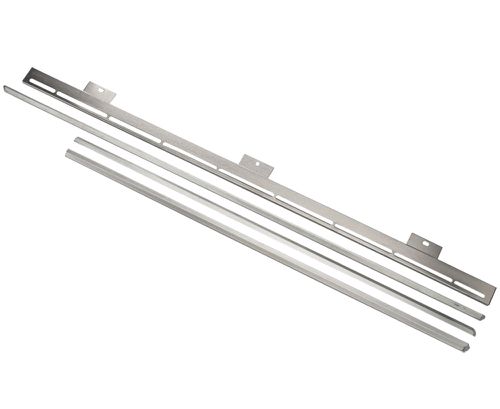 Front Control Freestanding Range 4-Piece Gas Trim Kit in Stainless Steel
