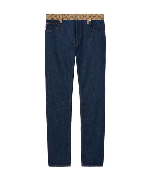 Tapered denim pant