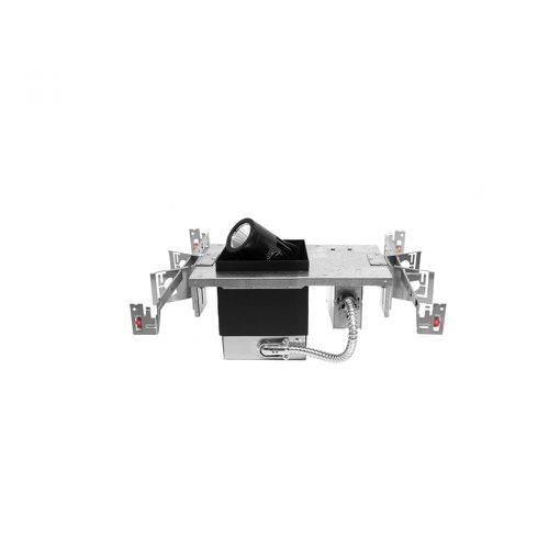 WAC Lighting 120V 1-Light LED Precision Multiple Single Light Housing with Light Engine in Black - MT4LD111NE-S927-BK