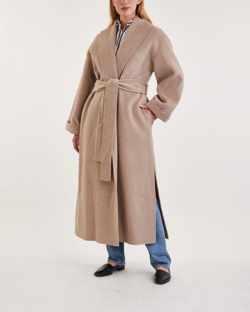 By Malene Birger Coat Trullem Grå/brun
