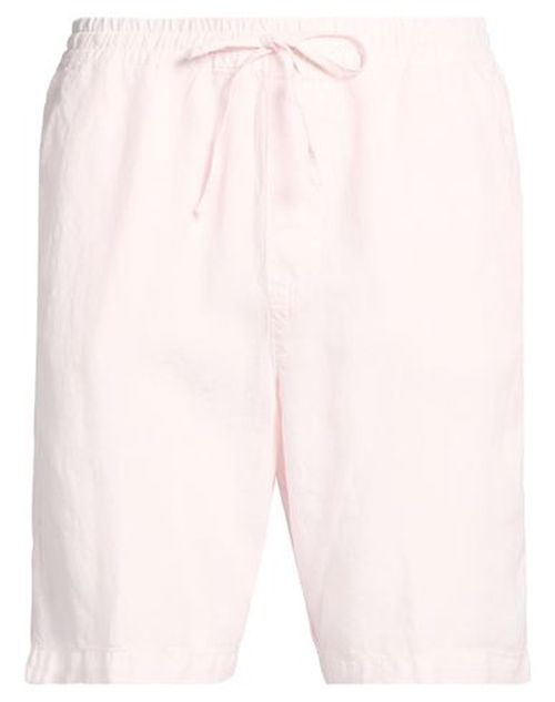 Man Shorts & Bermuda Shorts Light pink Size 34 Linen