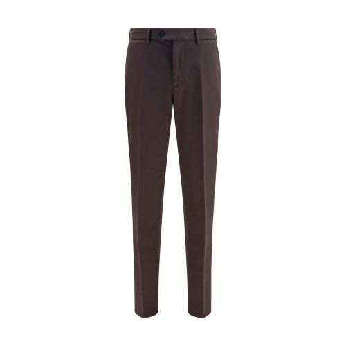 Cotton Trousers — Brown