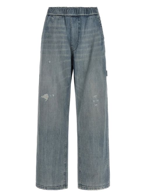 Wide-Leg Carpenter Jeans — Blue