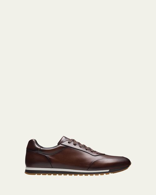 Men's Ibiza II Leather Low-Top Sneakers