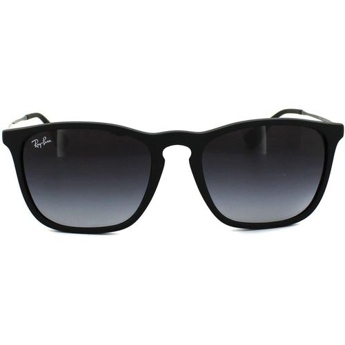 Round Rubber Black Gradient Grey Chris 4187 Sunglasses
