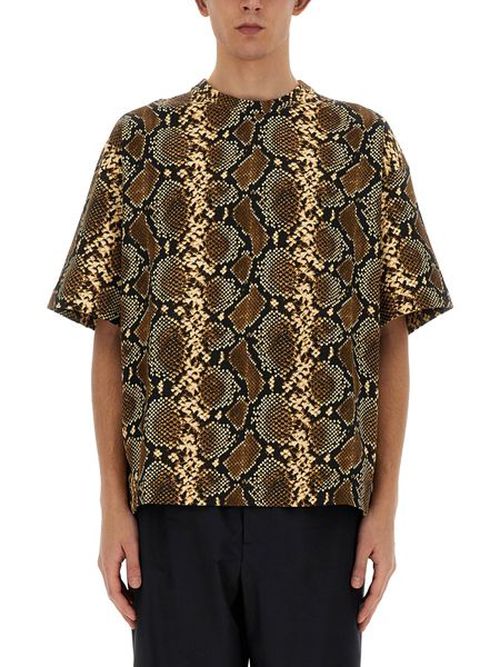 Jil Sander Python Printed Crewneck T-Shirt