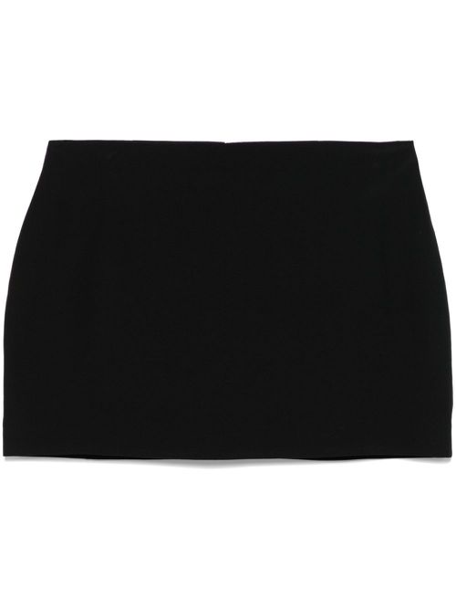 Silk mini skirt - Black