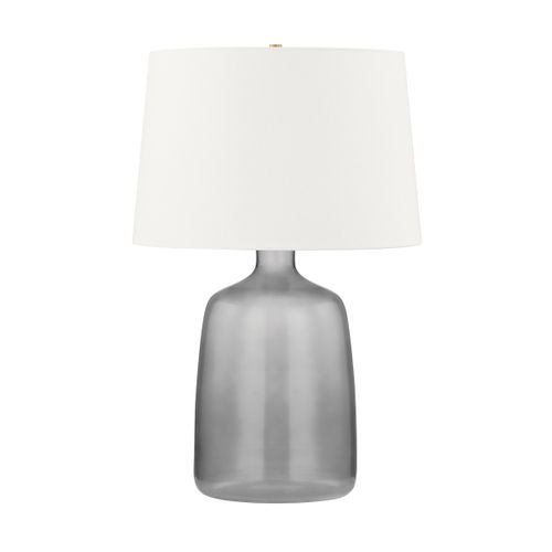 Patina Brass One Light Table Lamp from the Artesia Collection