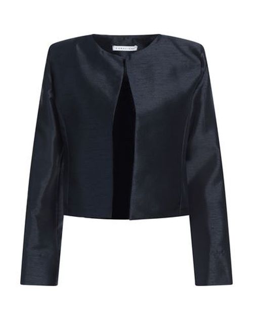 Caractère Woman Jacket Midnight blue Size 12 Polyester