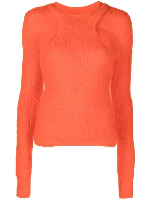 Alford cut-out jumper - Orange
