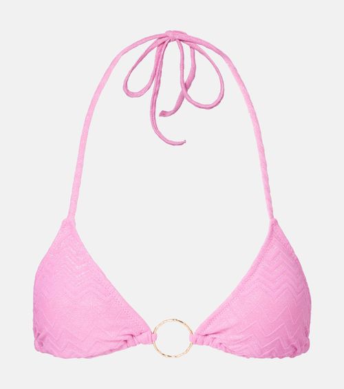 Miami chevron bikini top