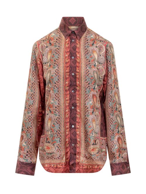 Multicolour Regular Paisley Shirt