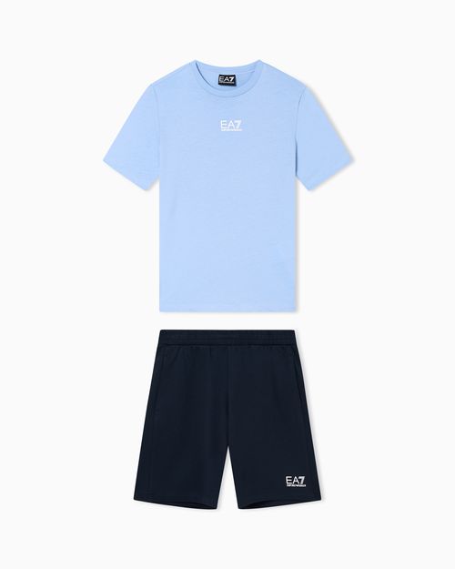 Core Identity Boy cotton jersey T-shirt and shorts set