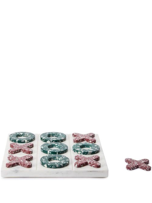 Pietra Naughts & Crosses Game (30cm X 30cm) - Unisex - Stone