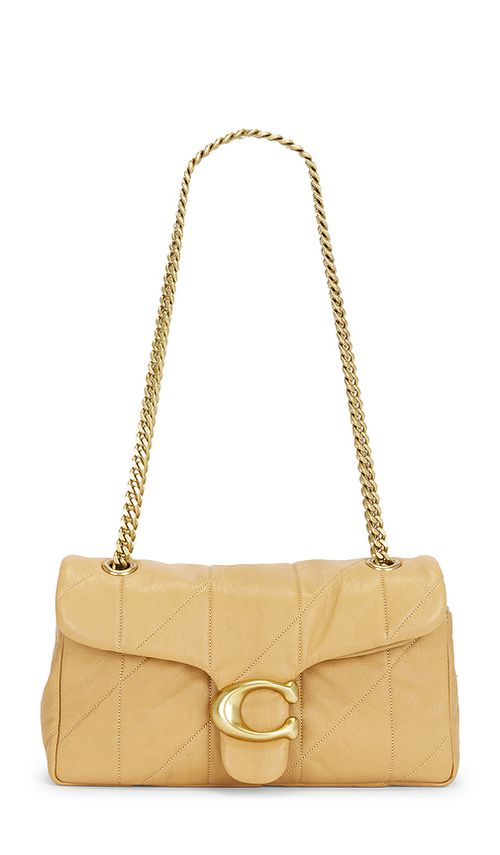 Coach Soft Quilted Tabby 26 Shoulder Bag in Beige