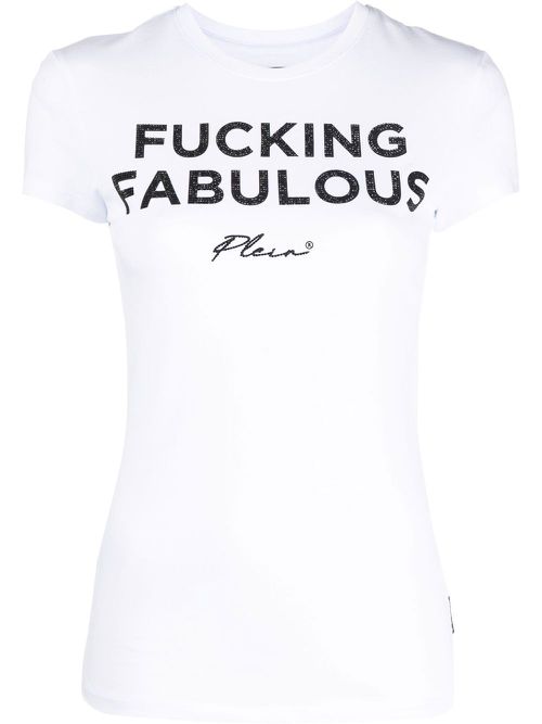 Logo-print cotton T-shirt - White