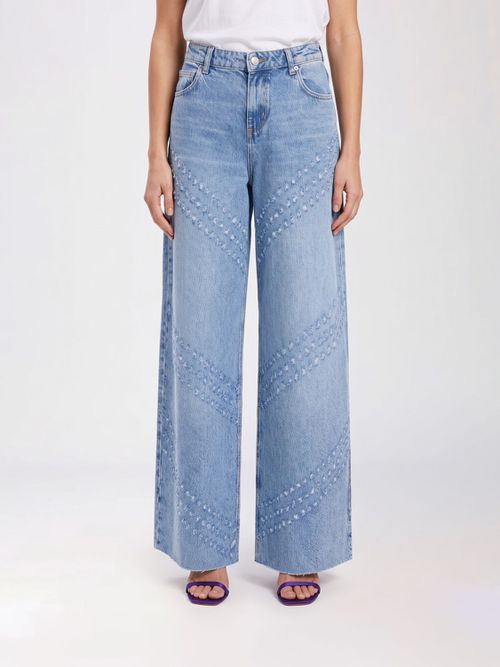 Pants Woman color Blue