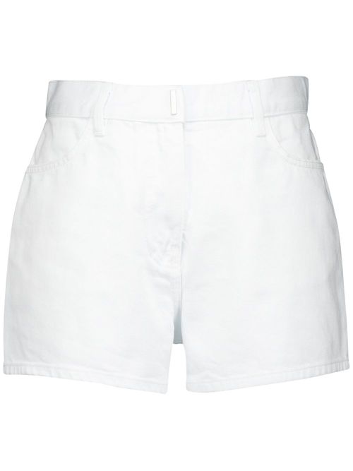 Denim shorts - White