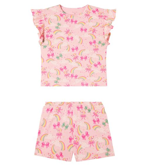 Konges Sløjd Lin Frill cotton top and shorts set