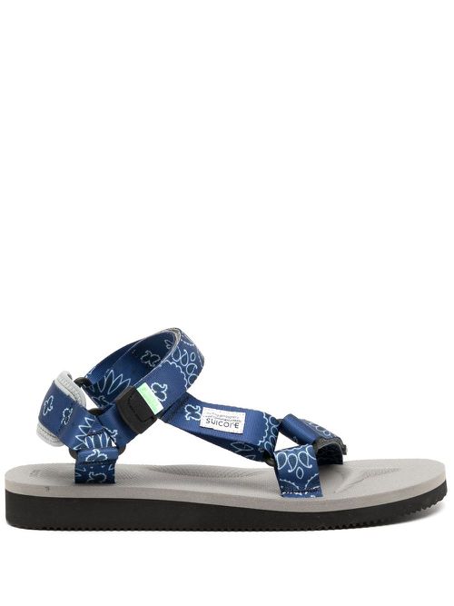 DEPA-Cab paisley-print sandals - Black