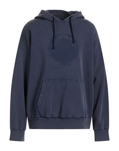 Man Sweatshirt Navy Size XS Cotton