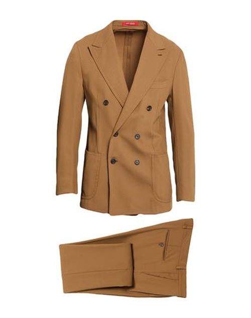 Man Suit Camel Size 38 Virgin Wool
