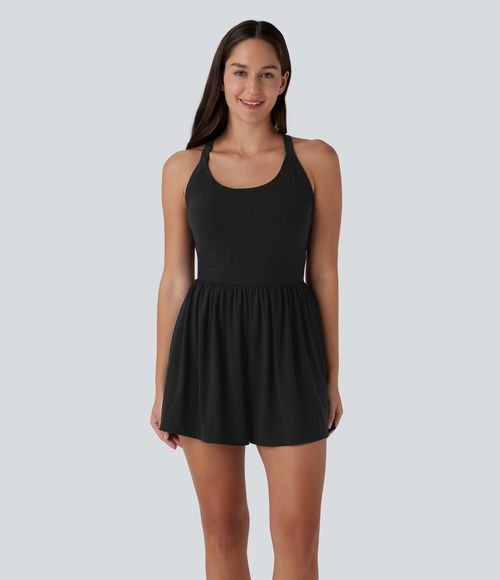 Pocket 2-in-1 Romper-Easy Peezy Edition  - Black