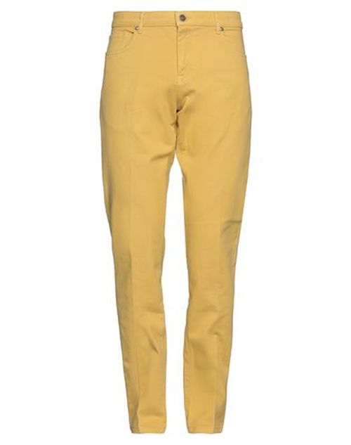 Man Pants Marigold Size 32 Cotton, Elastane