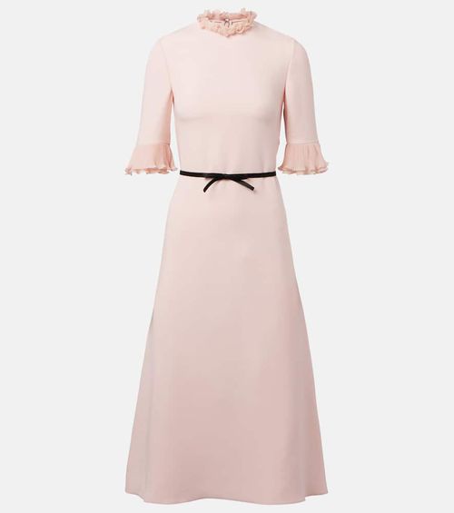 Cady Couture ruffled midi dress