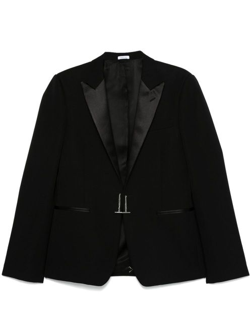 Chain-embellished blazer - Black