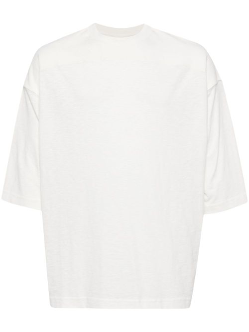 Crew-neck cotton T-shirt - White