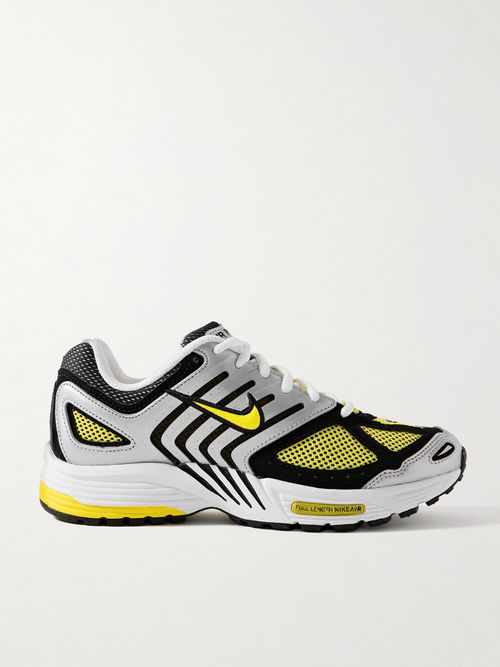 Air Pegasus 2k5 Leather And Suede-trimmed Mesh Sneakers - White