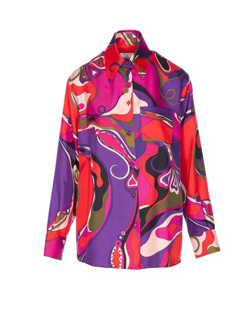 Orchidee Print Shirt