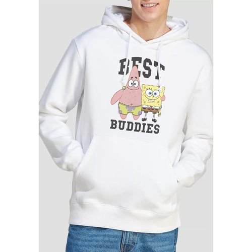 Spongebob Squarepants And Patrick, Best Buddies Unisex Hoodie, White